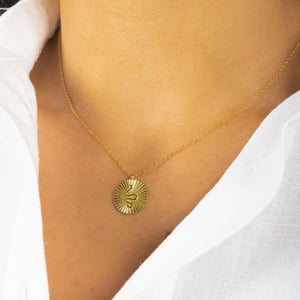 Snake Pendant Necklace - Gold