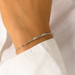 Bow Bracelet - Silver