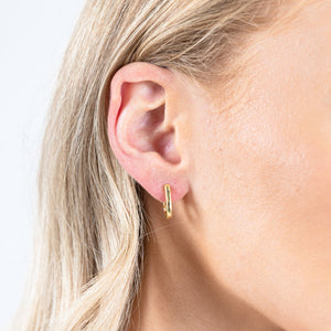 Oval Hoops - Gold