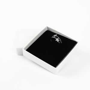 Double Flower Ring - Silver