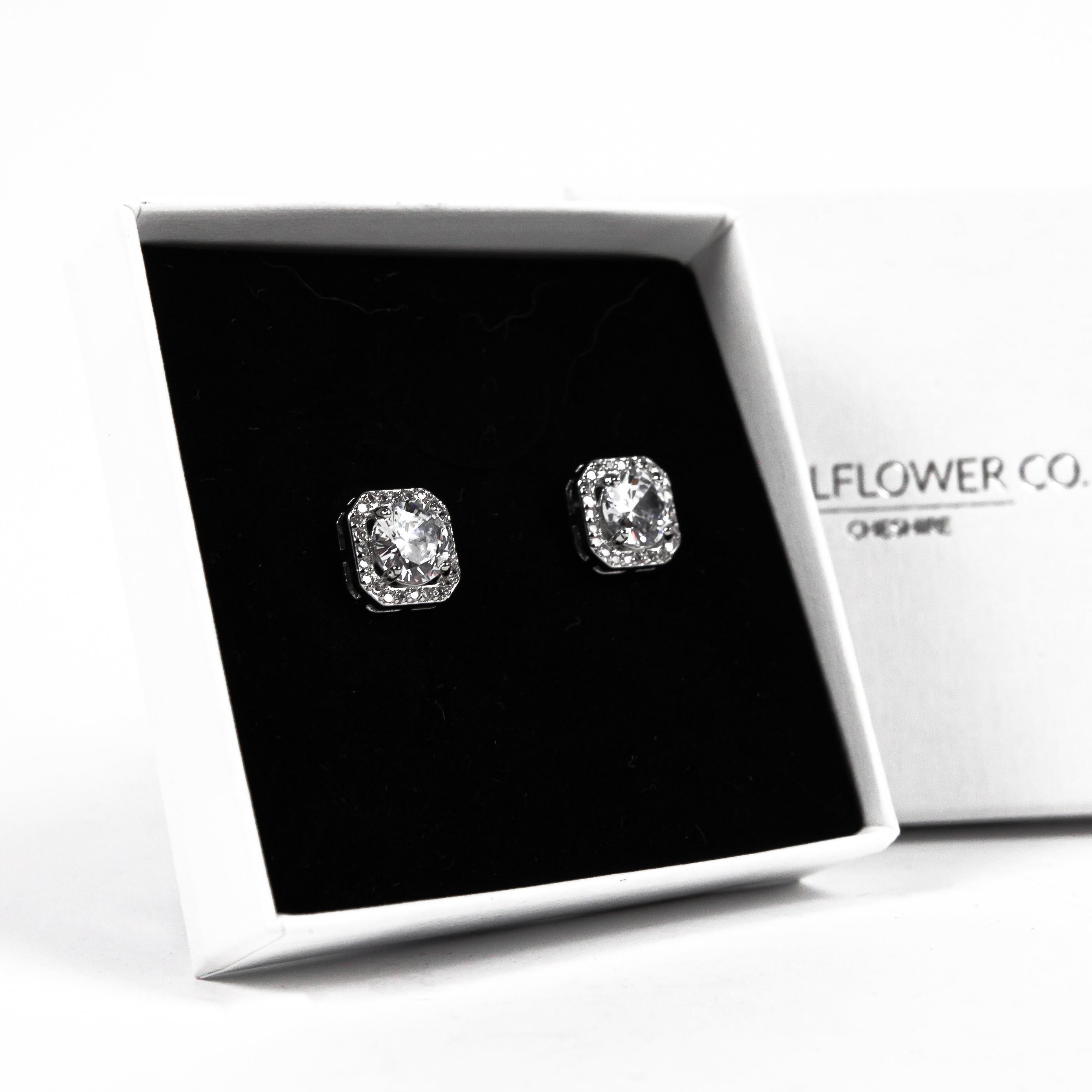 Luxe Square Stud Earrings